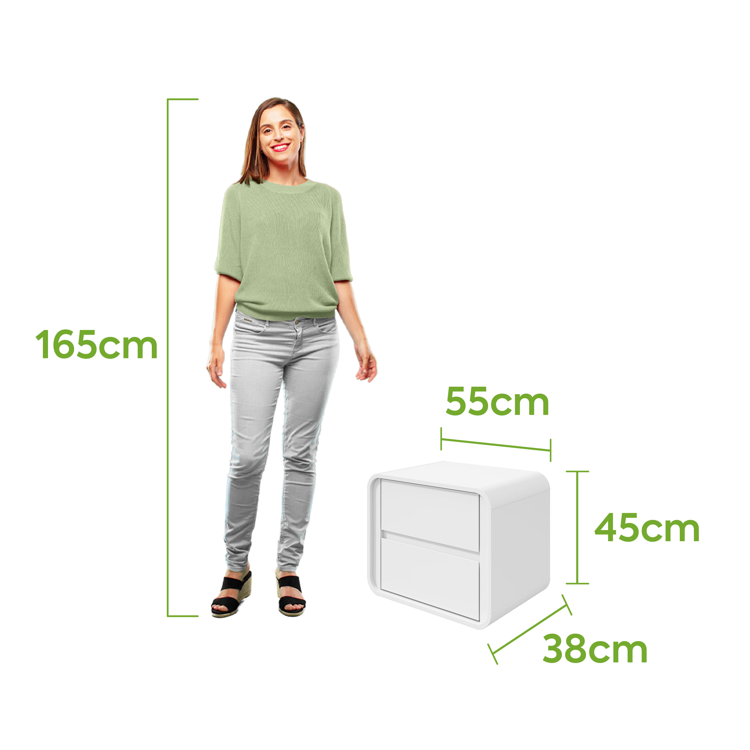 MESA DE CABECEIRA LOOP - COTAS BR